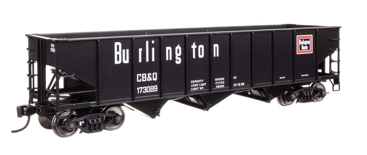 70-Ton AAR 3-Bay Open Hopper - Ready to Run -- Chicago, Burlington & Quincy #173089-2