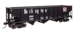 70-Ton AAR 3-Bay Open Hopper - Ready to Run -- Chicago, Burlington & Quincy #173089-2