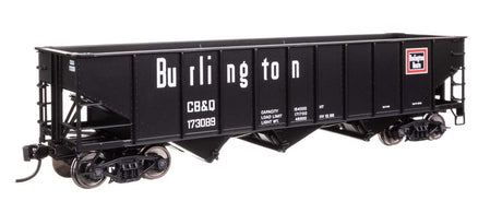 70-Ton AAR 3-Bay Open Hopper - Ready to Run -- Chicago, Burlington & Quincy #173089-2