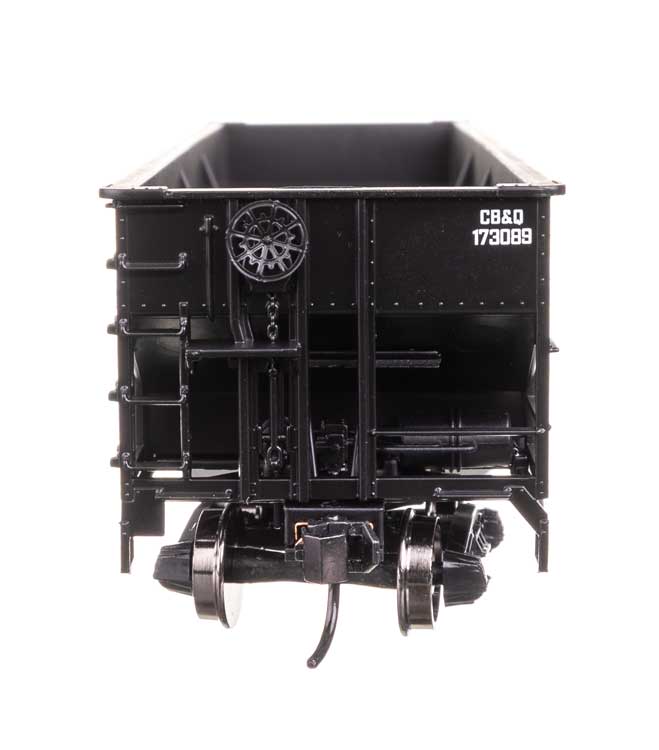 70-Ton AAR 3-Bay Open Hopper - Ready to Run -- Chicago, Burlington & Quincy #173089-3