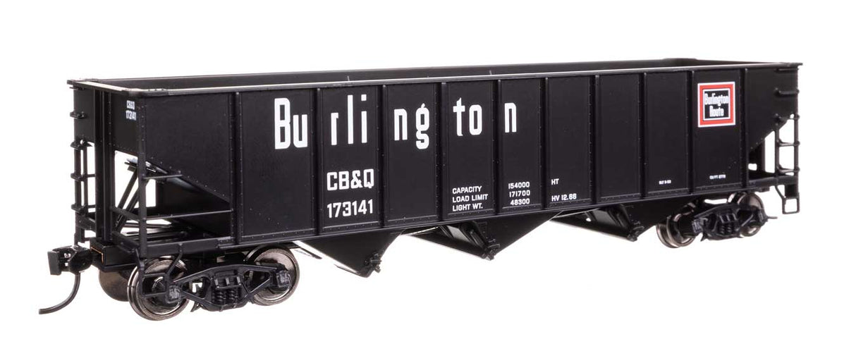 70-Ton AAR 3-Bay Open Hopper - Ready to Run -- Chicago, Burlington & Quincy #173141-2