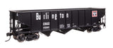70-Ton AAR 3-Bay Open Hopper - Ready to Run -- Chicago, Burlington & Quincy #173141-2