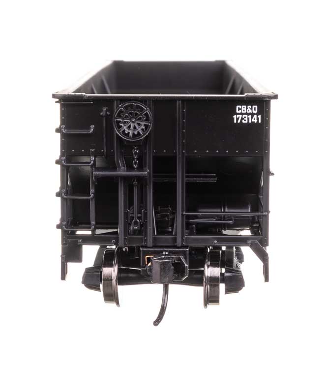 70-Ton AAR 3-Bay Open Hopper - Ready to Run -- Chicago, Burlington & Quincy #173141-3