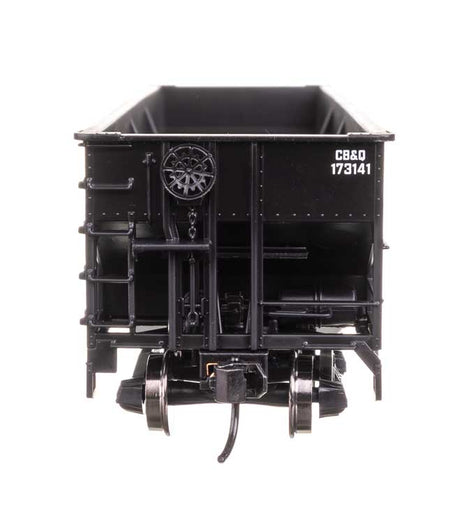 70-Ton AAR 3-Bay Open Hopper - Ready to Run -- Chicago, Burlington & Quincy #173141-3