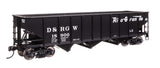 70-Ton AAR 3-Bay Open Hopper - Ready to Run -- Denver & Rio Grande Western #18900-2
