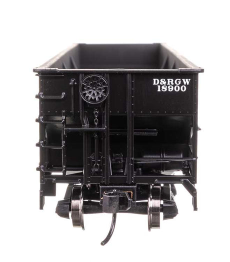 70-Ton AAR 3-Bay Open Hopper - Ready to Run -- Denver & Rio Grande Western #18900-3