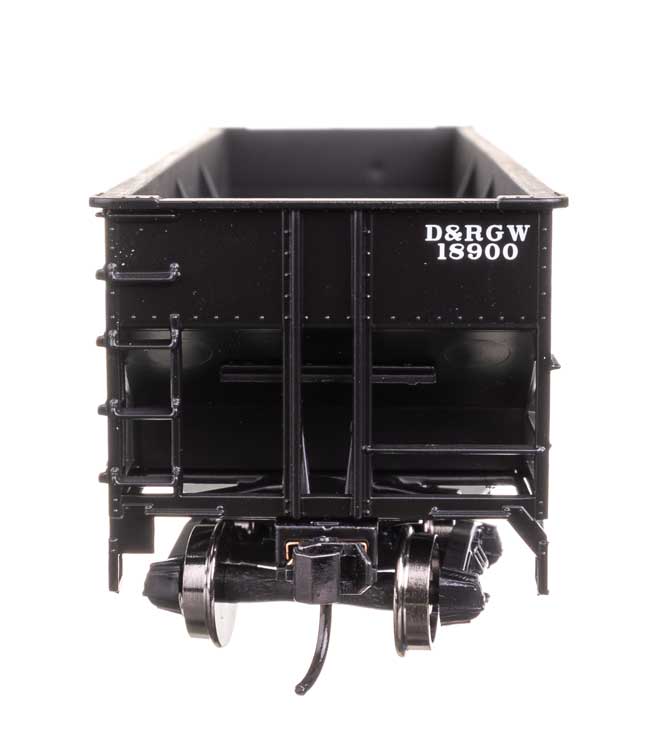 70-Ton AAR 3-Bay Open Hopper - Ready to Run -- Denver & Rio Grande Western #18900-4