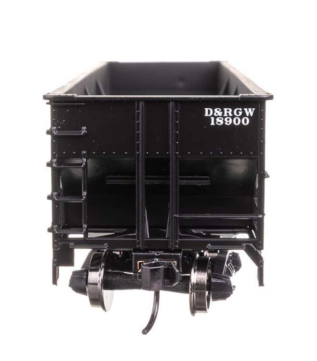 70-Ton AAR 3-Bay Open Hopper - Ready to Run -- Denver & Rio Grande Western #18900-4