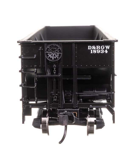 70-Ton AAR 3-Bay Open Hopper - Ready to Run -- Denver & Rio Grande Western #18934-3