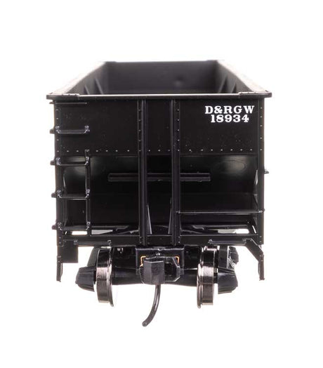 70-Ton AAR 3-Bay Open Hopper - Ready to Run -- Denver & Rio Grande Western #18934-4