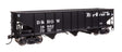 70-Ton AAR 3-Bay Open Hopper - Ready to Run -- Denver & Rio Grande Western #18962-1