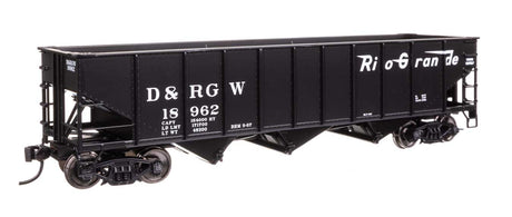 70-Ton AAR 3-Bay Open Hopper - Ready to Run -- Denver & Rio Grande Western #18962-2