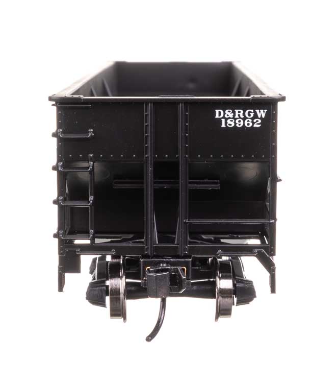 70-Ton AAR 3-Bay Open Hopper - Ready to Run -- Denver & Rio Grande Western #18962-4