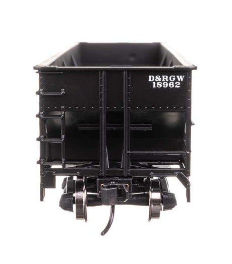 70-Ton AAR 3-Bay Open Hopper - Ready to Run -- Denver & Rio Grande Western #18962-4