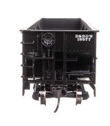 70-Ton AAR 3-Bay Open Hopper - Ready to Run -- Denver & Rio Grande Western #18977-3
