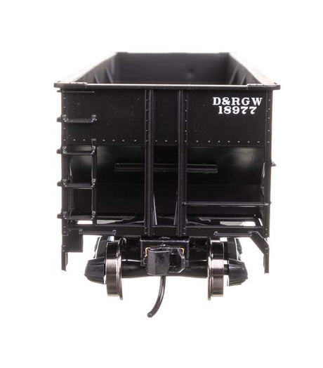 70-Ton AAR 3-Bay Open Hopper - Ready to Run -- Denver & Rio Grande Western #18977-4