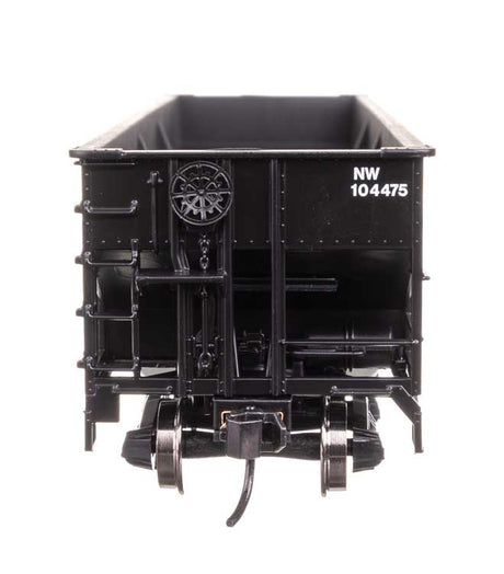 70-Ton AAR 3-Bay Open Hopper - Ready to Run -- Norfolk & Western #104475-3