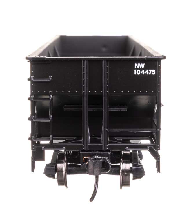 70-Ton AAR 3-Bay Open Hopper - Ready to Run -- Norfolk & Western #104475-4