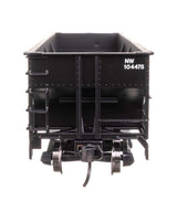 70-Ton AAR 3-Bay Open Hopper - Ready to Run -- Norfolk & Western #104475-4