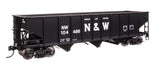70-Ton AAR 3-Bay Open Hopper - Ready to Run -- Norfolk & Western #104486-1