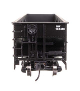 70-Ton AAR 3-Bay Open Hopper - Ready to Run -- Norfolk & Western #104486-3