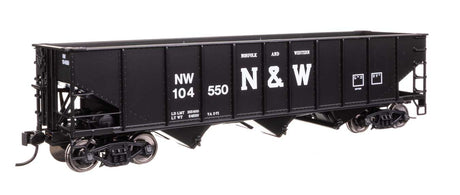 70-Ton AAR 3-Bay Open Hopper - Ready to Run -- Norfolk & Western #104550-1