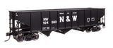 70-Ton AAR 3-Bay Open Hopper - Ready to Run -- Norfolk & Western #104550-2