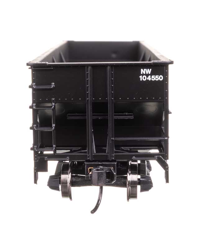 70-Ton AAR 3-Bay Open Hopper - Ready to Run -- Norfolk & Western #104550-4
