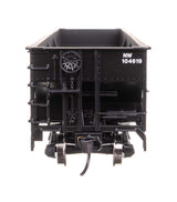 70-Ton AAR 3-Bay Open Hopper - Ready to Run -- Norfolk & Western #104619-3