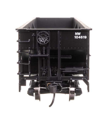 70-Ton AAR 3-Bay Open Hopper - Ready to Run -- Norfolk & Western #104619-3