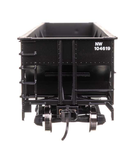 70-Ton AAR 3-Bay Open Hopper - Ready to Run -- Norfolk & Western #104619-4