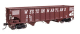 70-Ton AAR 3-Bay Open Hopper - Ready to Run -- Western Maryland #70020-1