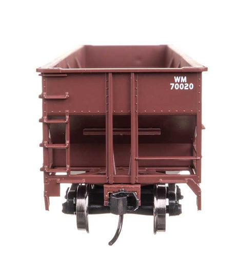 70-Ton AAR 3-Bay Open Hopper - Ready to Run -- Western Maryland #70020-4