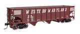 70-Ton AAR 3-Bay Open Hopper - Ready to Run -- Western Maryland #70036-1