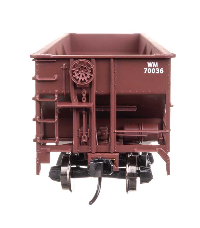 70-Ton AAR 3-Bay Open Hopper - Ready to Run -- Western Maryland #70036-3