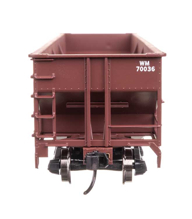 70-Ton AAR 3-Bay Open Hopper - Ready to Run -- Western Maryland #70036-4