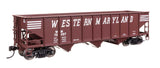 70-Ton AAR 3-Bay Open Hopper - Ready to Run -- Western Maryland #70097-1