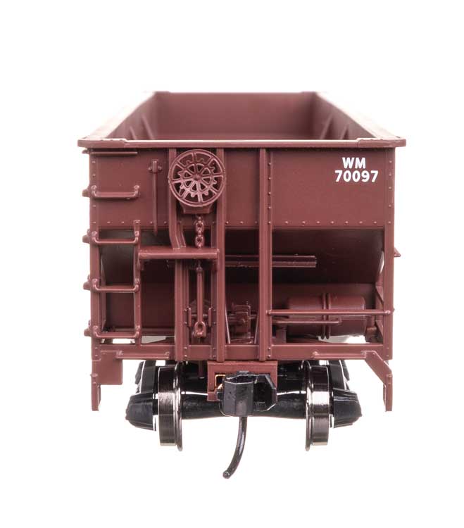 70-Ton AAR 3-Bay Open Hopper - Ready to Run -- Western Maryland #70097-3