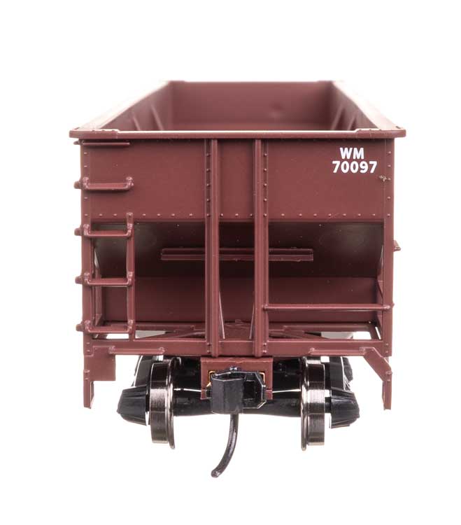 70-Ton AAR 3-Bay Open Hopper - Ready to Run -- Western Maryland #70097-4