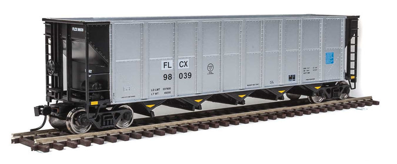 50' RD-4 Hopper 3-Pack - Ready to Run -- Flex Leasing Corporation 2 - 98039, 98047, 98065 (Aluminum, black)-1