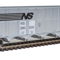 50' RD-4 Hopper 3-Pack - Ready to Run -- Norfolk Southern 2 - 390509, 390551, 390567 (Aluminum, white)