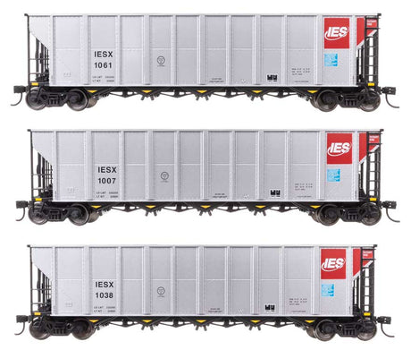 50' RD-4 Hopper 3-Pack - Ready to Run -- Alliant Energy IESX #1007, 1038, 1061-1