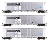 50' RD-4 Hopper 3-Pack - Ready to Run -- Norfolk Southern #390501, 390508, 390515-1