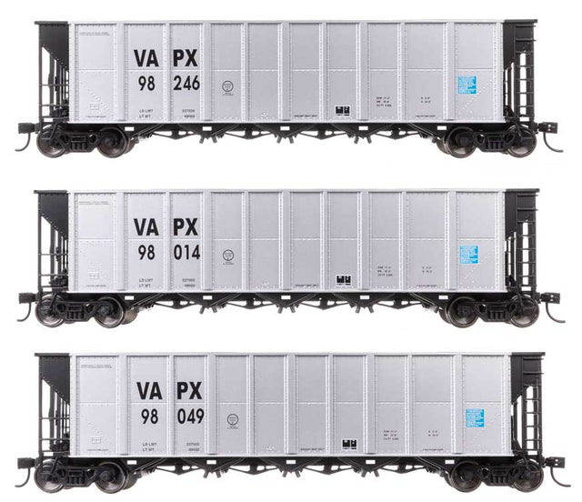 50' RD-4 Hopper 3-Pack - Ready to Run -- Virginia Power VAPX #98014, 98049, 98246-1