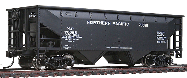 36' 2-Bay Offset Hopper 6-Pack - Ready to Run -- Northern Pacific #70053, 70065, 70071, 70075, 70088, 70050