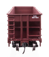50' 100-Ton 4-Bay Hopper - Ready to Run -- Chicago & Eastern Illinois #587764-4