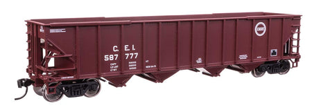 50' 100-Ton 4-Bay Hopper - Ready to Run -- Chicago & Eastern Illinois #587777-2