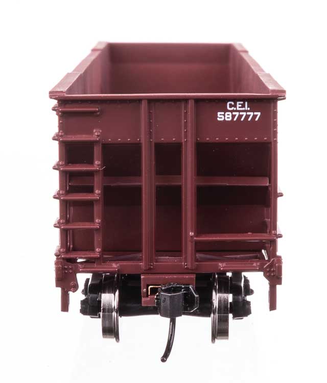 50' 100-Ton 4-Bay Hopper - Ready to Run -- Chicago & Eastern Illinois #587777-4