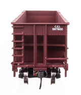 50' 100-Ton 4-Bay Hopper - Ready to Run -- Chicago & Eastern Illinois #587800-4