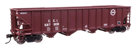 50' 100-Ton 4-Bay Hopper - Ready to Run -- Chicago & Eastern Illinois #587908-2